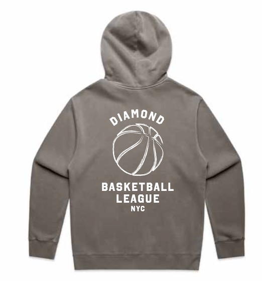 FADED GREY DIAMOND LEAGUE HOODIE