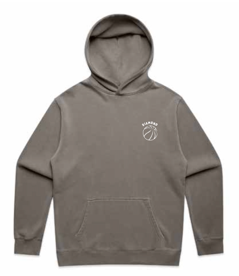 FADED GREY DIAMOND LEAGUE HOODIE